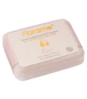Jabón tradicional provenzal de Rosa-100 gr | Jabón corporal natural