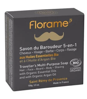 Jabón Viajero 5 en 1 Hombre-100 gr | Jabón pastilla natural