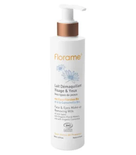 Leche desmaquillante para cara y ojos-200 ml | Leche limpiadora facial natural