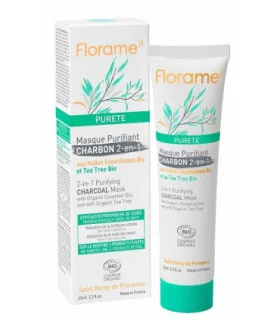 Máscara Purificante al Carbón-2 en 1-Pureté-65 ml | Mascarilla facial eco