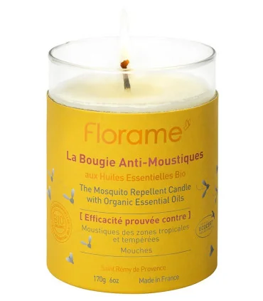 Vela anti-mosquitos-170 gr | Vela citronela natural