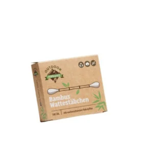 Bastoncillos de algodón de Bambú para los oídos-100 uds | Bastoncillos biodegradables
