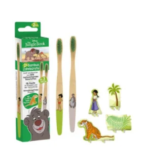 Cepillo de dientes de Bambú infantil-2 uds | Cepillo dientes biodegradable