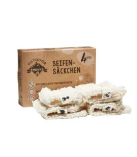 Set de bolsas Sisal para jabón sólido-4 uds | Exfoliación Natural y Vegana