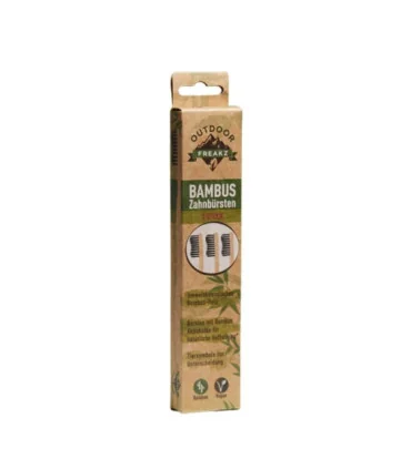 Set de cepillos de dientes de Bambú Wave-3 uds | Cepillo dental ecológico