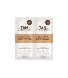 Toallitas autobronceadoras biodegradables-2 uds | Bronceado natural
