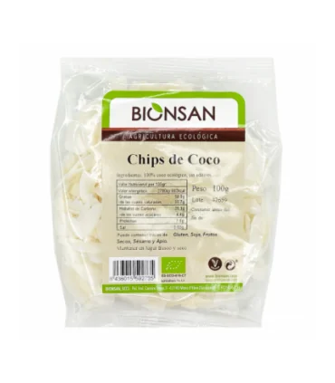 Chips de Coco Ecológicos 100 gr