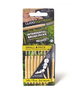 Cepillos interdentales de bambú finos (8 uds)