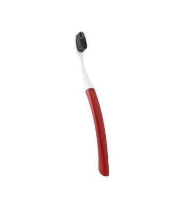 Cepillo de dientes-Medium-con cabeza reemplazable Edith-rojo/rosa/azul claro/azul marino-1 ud