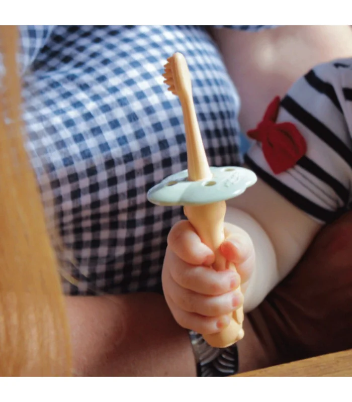 Kit natural para empujar los dientes ¡Ay!-2 uds| Cepillos calmantes sin PBA