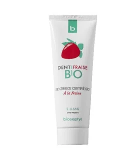 Pasta dental sin fluor infantil- fresa-50 ml | Dentífrico ecológico