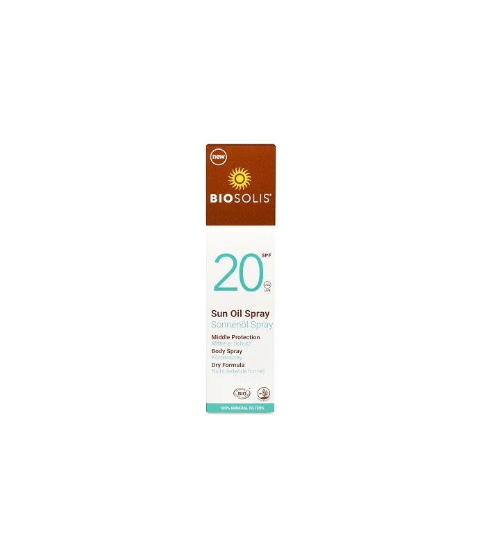 Aceite de protección Solar SPF20 ecológico-100 ml | Bloqueador orgánico
