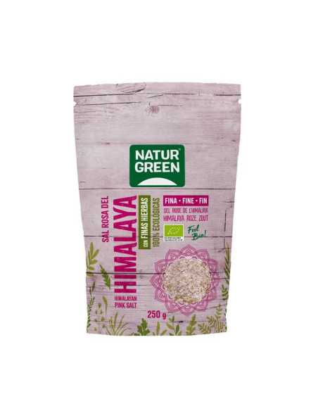 Sal rosa fina del Himalaya con Finas Hierbas 250g Naturgreen