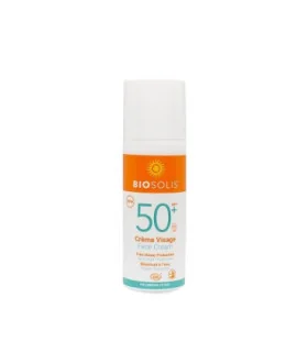 Crema protección solar facial SPF50+ -50 ml | Solar ecológico