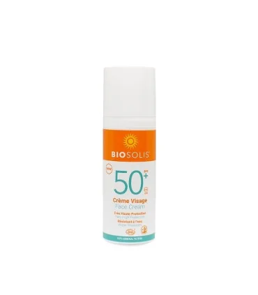 Crema protección solar facial SPF50+ -50 ml | Solar ecológico
