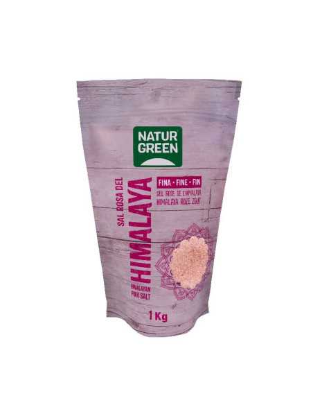 Sal rosa del Himalaya fina 1kg Naturgreen
