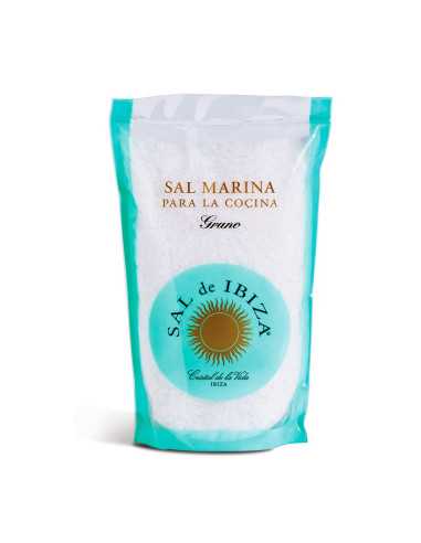 Sal marina grano bolsa 1kg Sal de Ibiza