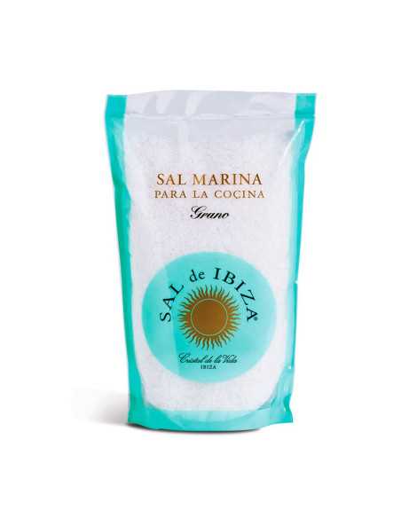 Sal marina grano bolsa 1kg Sal de Ibiza