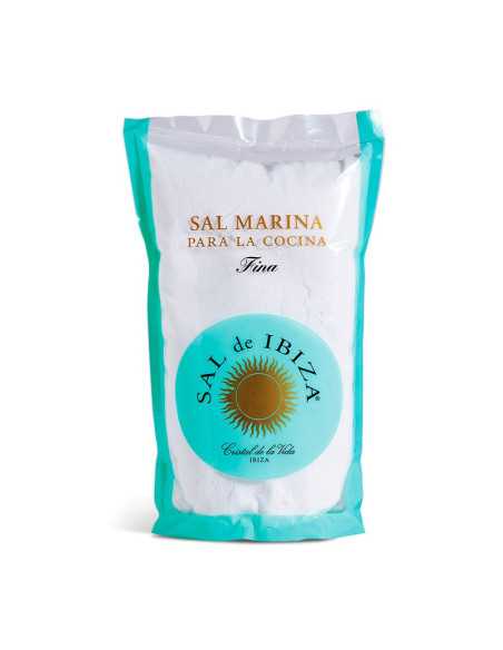 Sal marina fina bolsa 1kg Sal de Ibiza