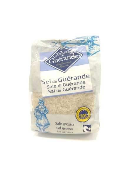 Sal gruesa gris de guerande 1 kg Le paludier de Guerande
