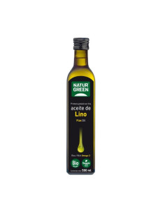 Aceite de lino bio 500ml Naturgreen