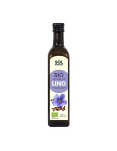 Aceite de lino bio 500ml Sol Natural