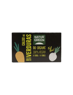 Cubito caldo de verduras bio 8x10,5g Naturgreen