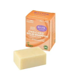 Champú sólido natural Enriquecido para cabello seco-40/80 gr | Shampoo orgánico en barra