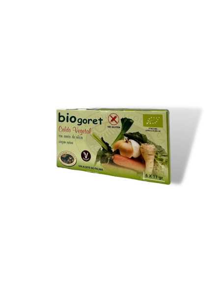 Caldo de verduras en cubitos bio 6x11g BioGoret