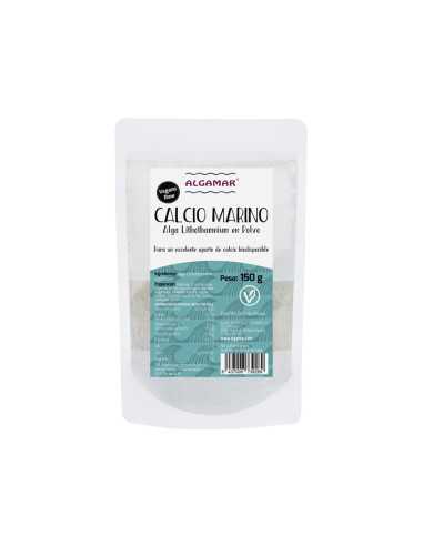 Calcio Marino Alga Lithothamnium en polvo 150g Algamar