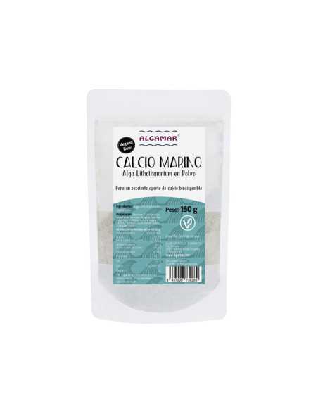 Calcio Marino Alga Lithothamnium en polvo 150g Algamar