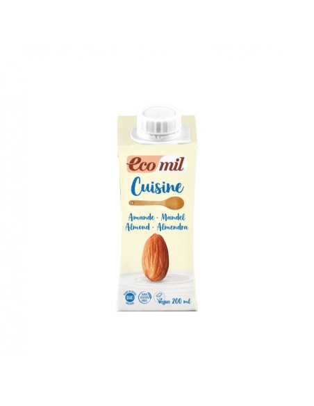 Crema para cocinar de almendra cuisine Bio 200ml Ecomil