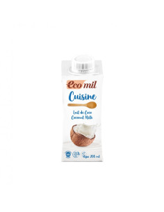 Crema para cocinar de coco cuisine Bio 200ml Ecomil