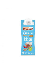 Crema para cocinar Thai cuisine Bio 200ml Ecomil