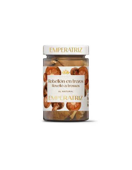 Rovellon en trozos al natural bio 370ml Emperatriz