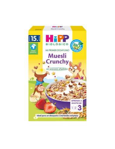 Muesli crunchy +15 meses Bio 200g Hipp