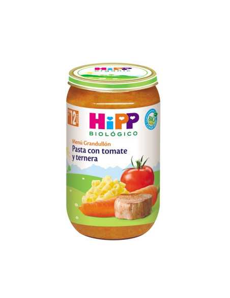 Potito de pasta con tomate y ternera Bio +12 M 250g Hipp