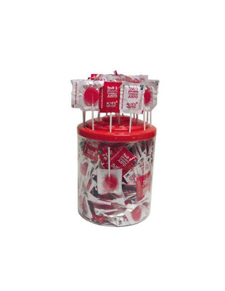 Piruletas de cereza bio expositor 200 uds. Alternativa 3