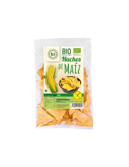 Nachos de maiz natural bio 125g Sol Natural