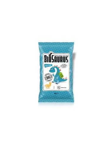 Snack con sal marina sin gluten Bio 50g BioSaurus