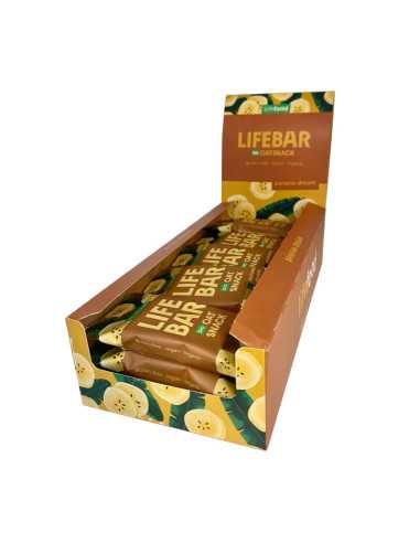 Barrita de avena banana dream Bio 40g x 15 uds Lifebar