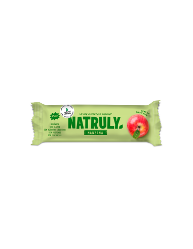 Barrita Raw de Manzana Bio 24x40g Natruly