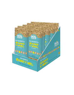 Barritas de sesamo y miel Sin Gluten Bio 16x34g Sol Natural