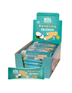 Rellenito de coco bio sin gluten 24x25g Sol Natural