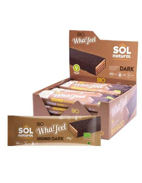 Whafeel Bañado Espelta integral y Cacao bio 16x40g Sol Natural
