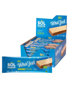 Whafeel Snack espelta y coco bio 20x30g Sol natural