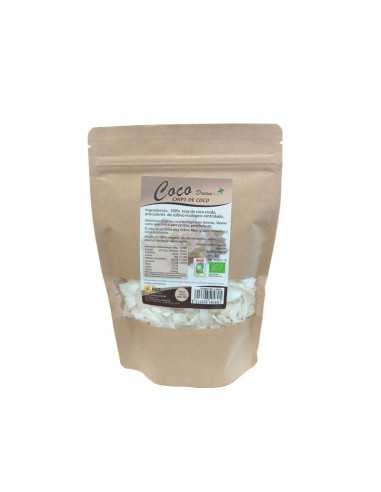Chips de coco crudos bio 150 g Dream Foods