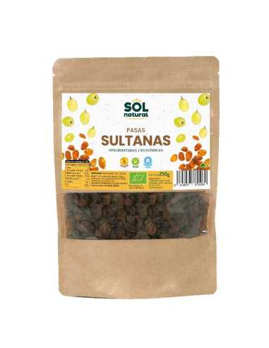 Pasas sultanas bio 250g Sol Natural