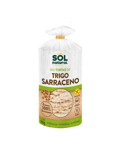 Tortas de trigo sarraceno s/gluten bio 100g Sol Natural