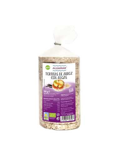 Tortitas de arroz y algas Bio 100g Algamar
